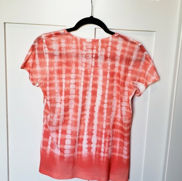 Chico's (Lot of 3) Summer Tops Size 0 Pink Blue & White Coral Machine Wash - Picture 13 of 16